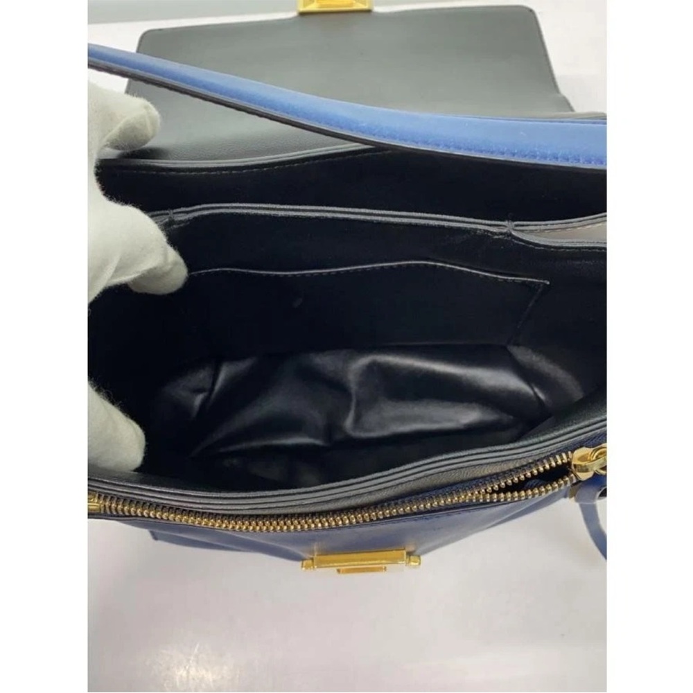 Chloe Black and Navy Shoulder Bag - Picture 6 of 8